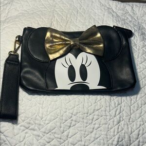Disney Black and Gold Minnie Mouse Bag